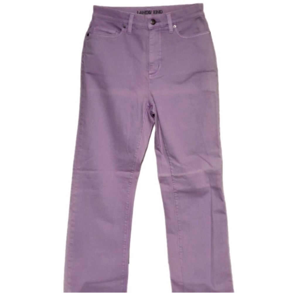 Lands' End High Rise Slim Ankle Jean Stretch